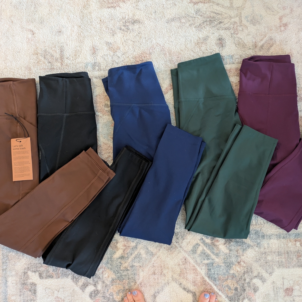 Lot Of Girlfriend Collective Leggings Size Small